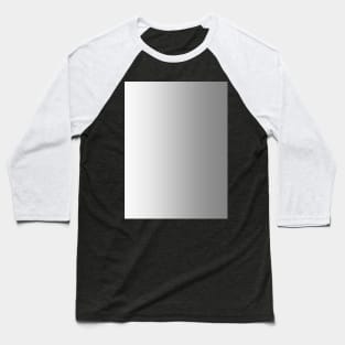 White to Gray Vertical Linear Gradient Baseball T-Shirt